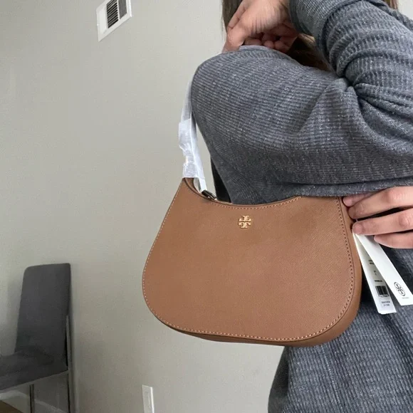 NWT , tory burch Emerson brown shoulder bag moose 150258 - Picture 13 of 15